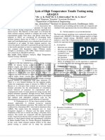 Finite Element Analysis of High Temperature Tensile Testing Using Abaqus