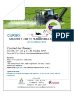 Plaguicidas - Octubre 2019 - Osorno (8417) Curso - Manejo y Uso de Plaguicidas - Octubre - Osorno