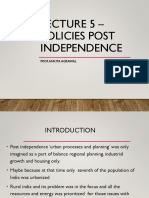 Policies Post Independence