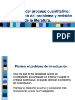 Proceso cuantitativo: planteamiento del problema e investigación