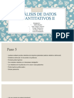 Análisis de datos cuantitativos II