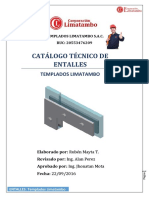 Catalogo Técnico de Entalles