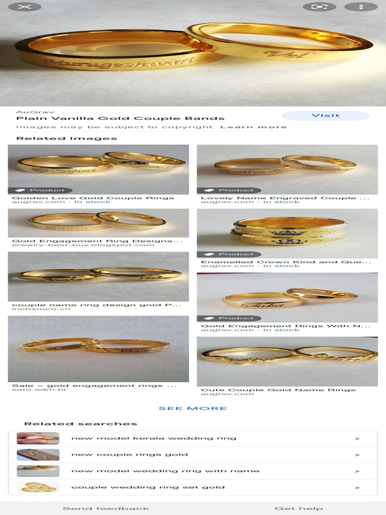 Gold Wedding Rings Kerala Google Search PDF