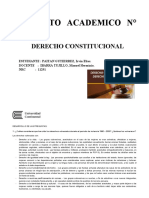 Producto Academico N. 1 - Derecho Constitucional