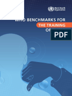 2021 - WHO Benchmarks For The Training of TUINA