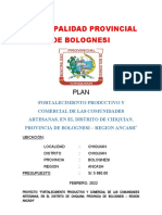 Plan de Trabajo - 2022 Lanar y Biohuerto Fam.