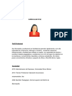 Vitae CV Maria Fernanda