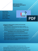 3.2 Actividades de Contextualización E Identificación de Conocimientos Necesarios para El Aprendizaje. Cuestionario