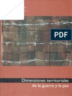 Universidad Nacional de Colombia (Varios Autores) - Dimensiones Territoriales de La Guerra y La Paz-Universidad Nacional de Colombia (2004)