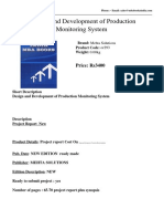 Design and Development of Production Monitoring System: Price: Rs3400
