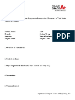 Worksheet Experiment 2