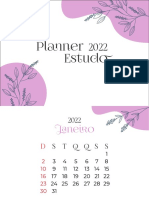 Planner Estudo 2022