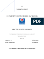 A Project Report on Study of Microfinance Hscprojects.com