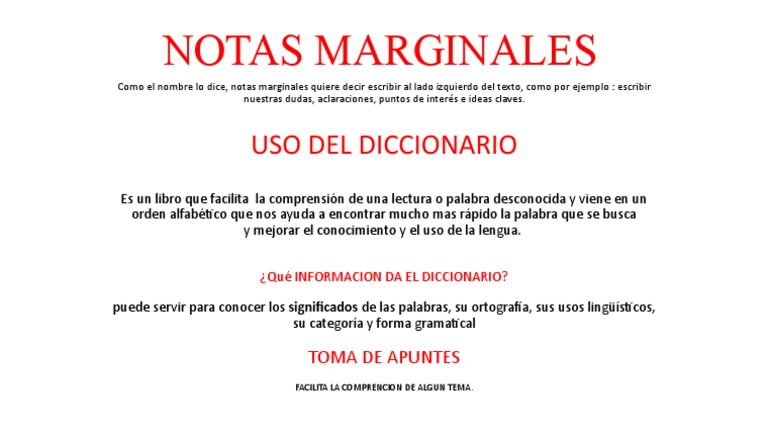 Notas Marginales | PDF