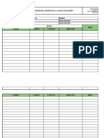 Formatos para Campo PR-FR-36 Al PR-FR-54