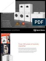 Speed Queen Washers and Dryers Brochure Philippines