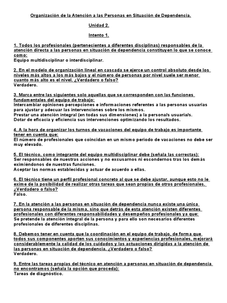 Organización de La Atención A Las Personas en Situación de Dependencia ...