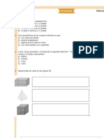 4to básico. Evaluación GEOMETRÍA