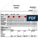 Attendance Record: Human Resource