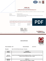 Certificado de Caja Metalica Famel FV 23-06-2024 Cer 2824