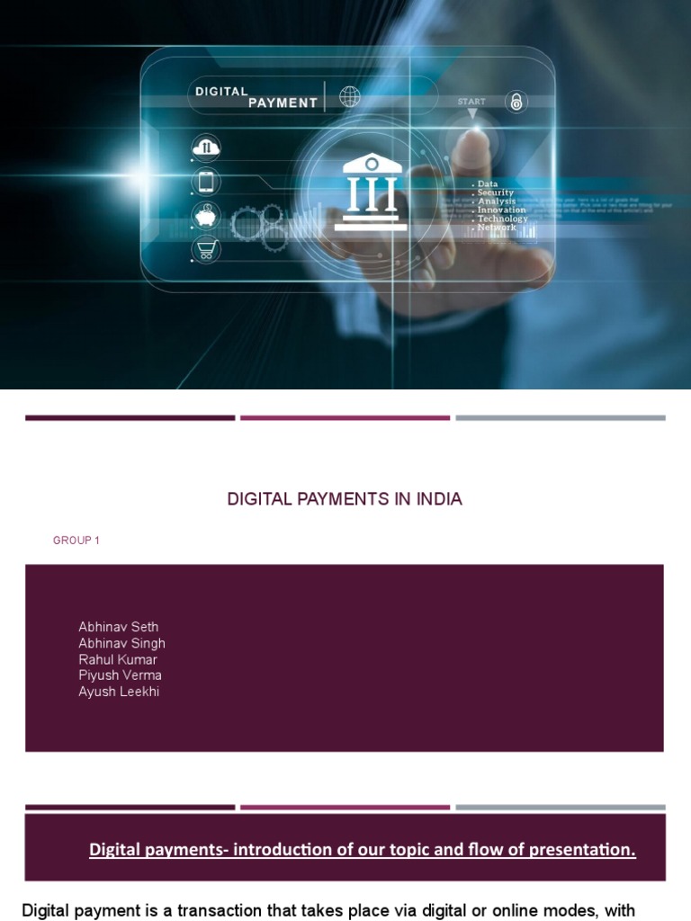 Digital Payments in India | PDF | Credit Card | Debit Card