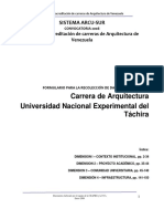 Formulario Recoleccion Datos Arquitectura UNET