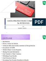 DATA PROTECTION COMPLIANCE in SCHOOLS