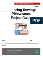 Exploring Sewing: Pillowcases: Project Guide