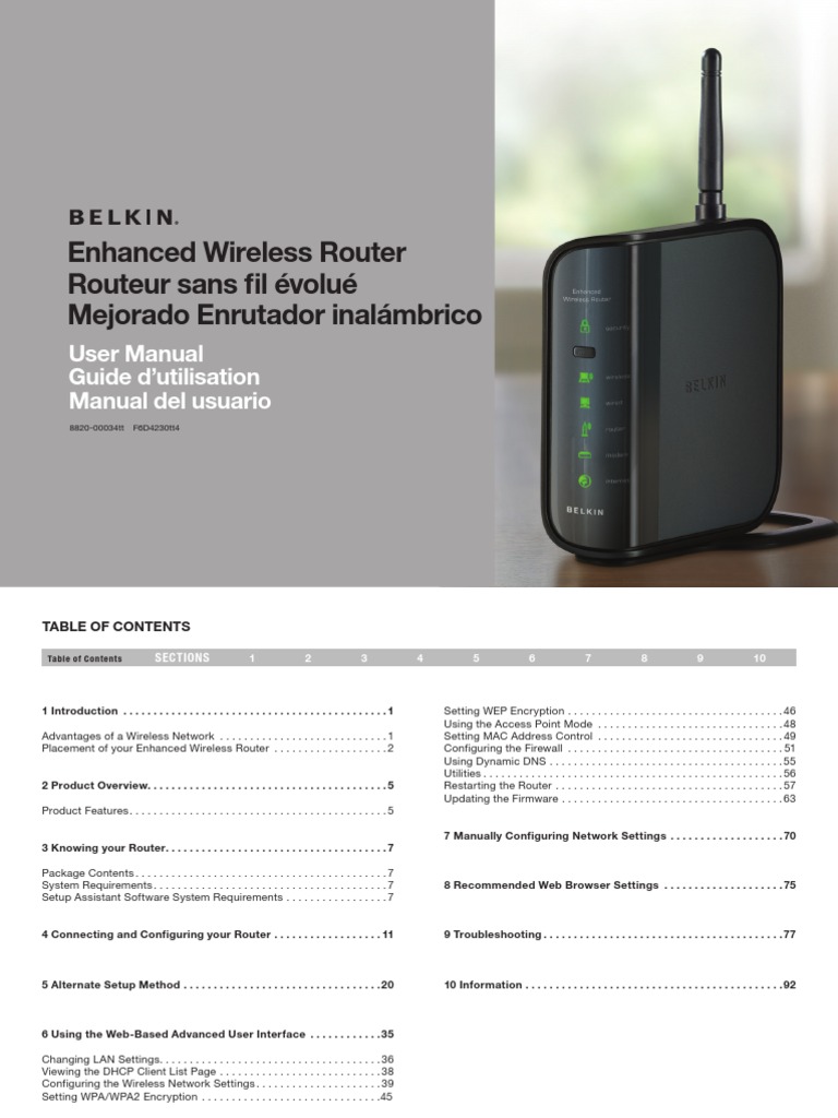 Belkin Manual