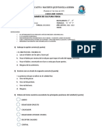 Examen Cultura Física Bachillerato Voleibol Baloncesto