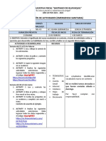 Planificación de actividades de inglés para estudiantes de 6to grado