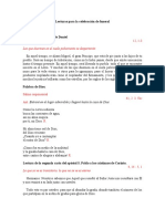 Funerales, Opciones de Lecturas en Español