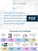 Actividad 1) Linea Del Tiempo Calidad