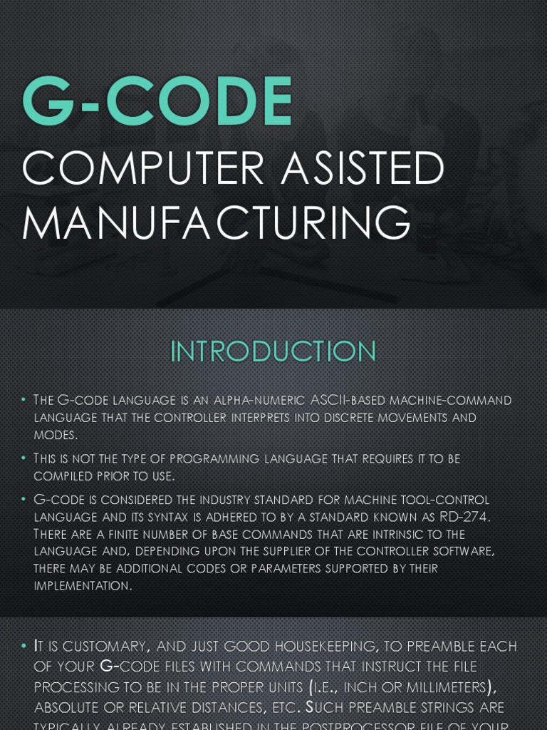 G Code | PDF | Drilling | Computer Programming