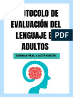 Protocolo de Evaluación Del Lenguaje en Adultos: Lenguaje Oral y Lecto-Escrito