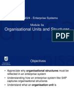 Enterprise Systems Lecture 03a - Organisational Structure