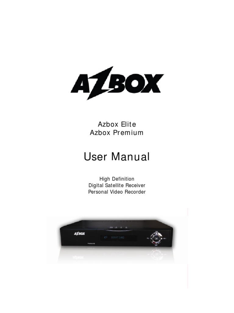 Azbox Manual v1.2 | PDF | Electrical Connector | Ac Power Plugs And Sockets