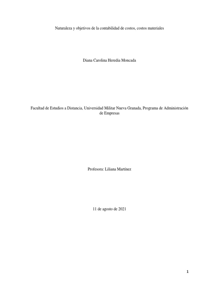 Contabilidad de Costos y Gastos Empresariales | PDF | Contabilidad ...