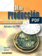 Libro - Manual de Producción Aplicado a PYME - C. Bello Pérez