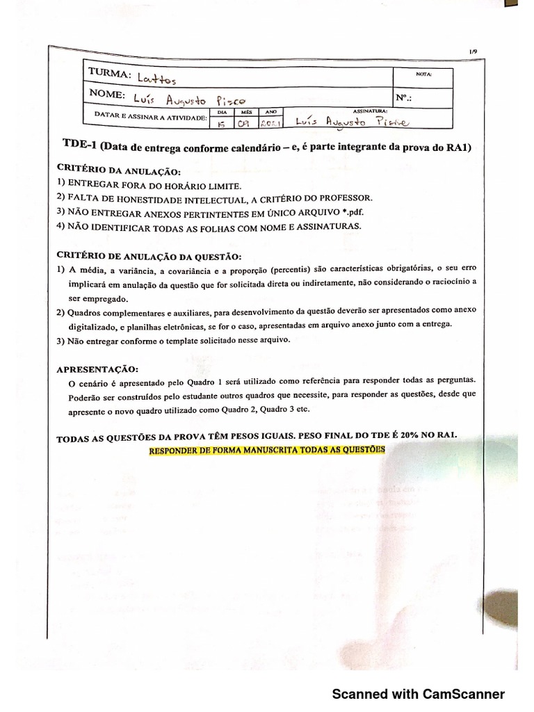 Tde 1 Mqe | PDF