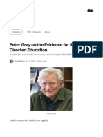 Resumo de entrevista com Peter Gray sobre educação autodirigida