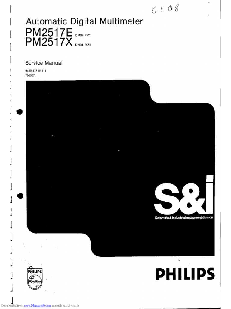 Philips PM2517e - Handheld LCD | PDF