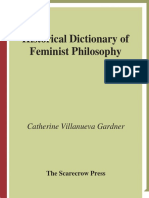 Catherine Villanueva - Historical Dictionary of Feminist Philosophy