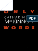 Catharine MacKinnon - Only Words