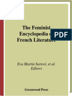 Eva Martin Sartori - The Feminist Encyclopedia of French Literature