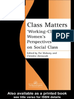Christine Zmroczek - Class matters. _Working-class_ women_s perspectives on social class