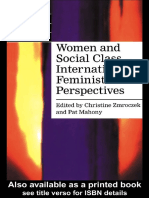 Christine Zmroczek, Pat Mahony - Women and Social Class - International Feminist Perspectives