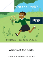 What's at The Park?: Zoey Loves Finding Things in The Park. One Day, She Gets A Big Surprise