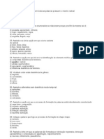 Exercícios Primeiro Ano Tarde