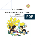 Filipino 4: Gawaing Pagkatuto 1